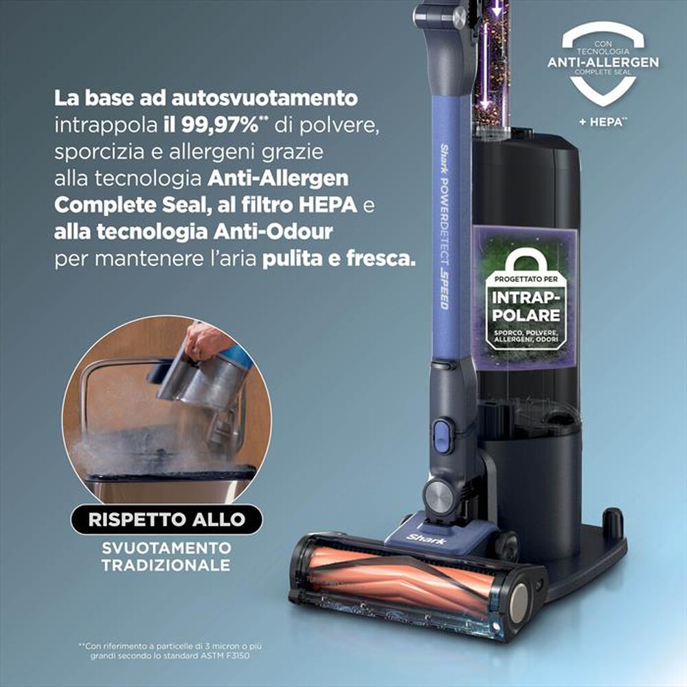 Immagine del prodotto SHARK - POWERDETECT SPEED PET PRO CLEAN & EMPTY -IA3241EUT-Blu