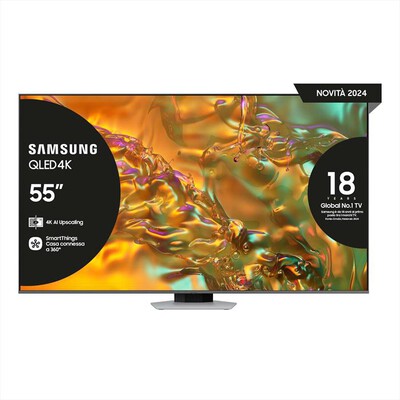 SAMSUNG - Smart TV Q-LED UHD 4K 55" QE55Q80DATXZT-ECLIPSE SILVER