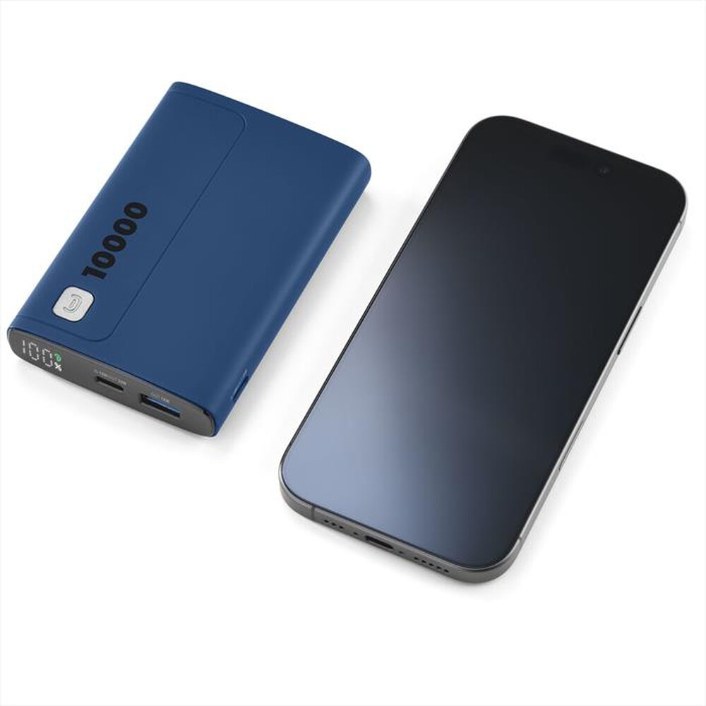 Immagine del prodotto CELLULARLINE - Caricabatterie Portatile PBDISPL01PD10000B-Blu
