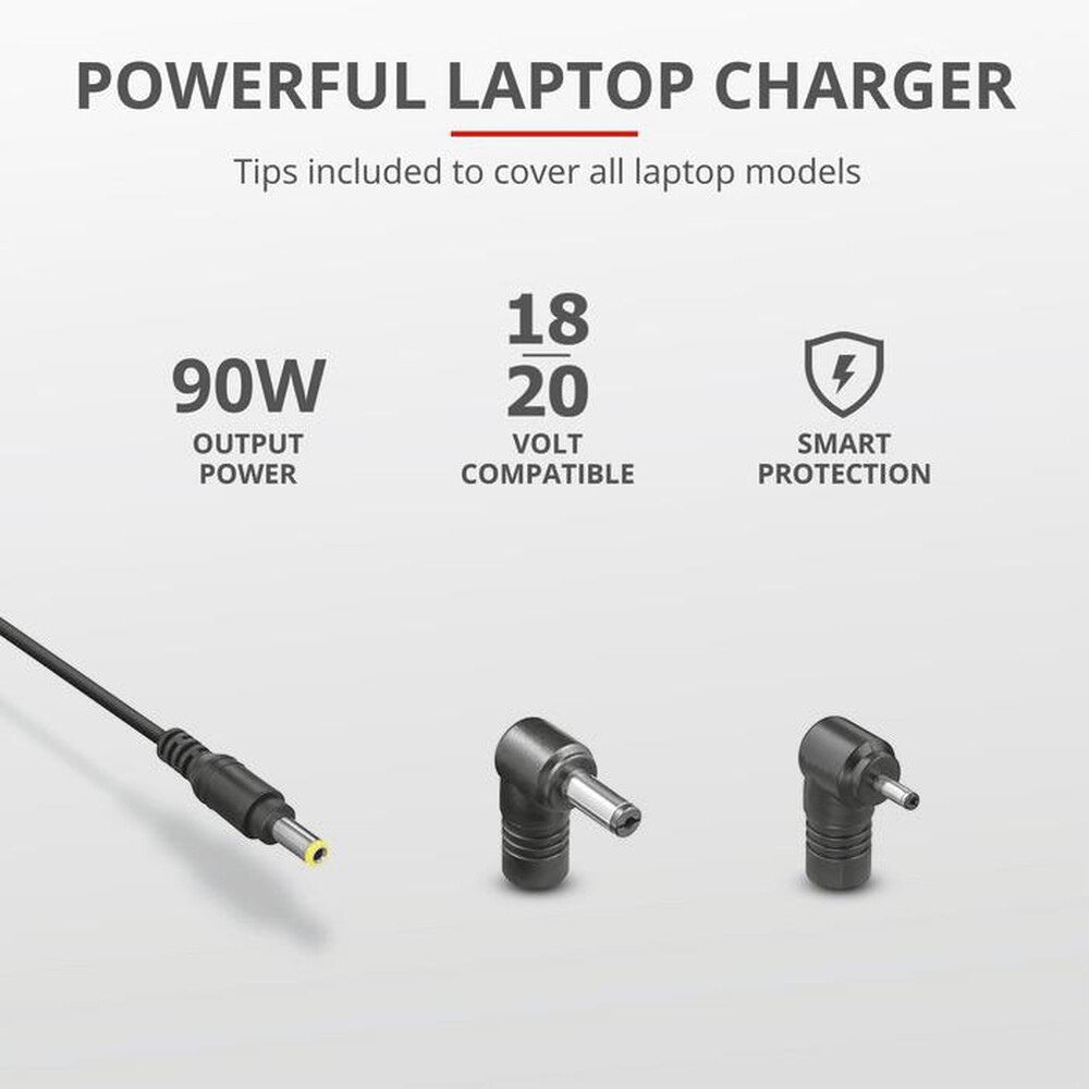 "TRUST - MAXO ACER 90W LAPTOP CHARGER-Black"