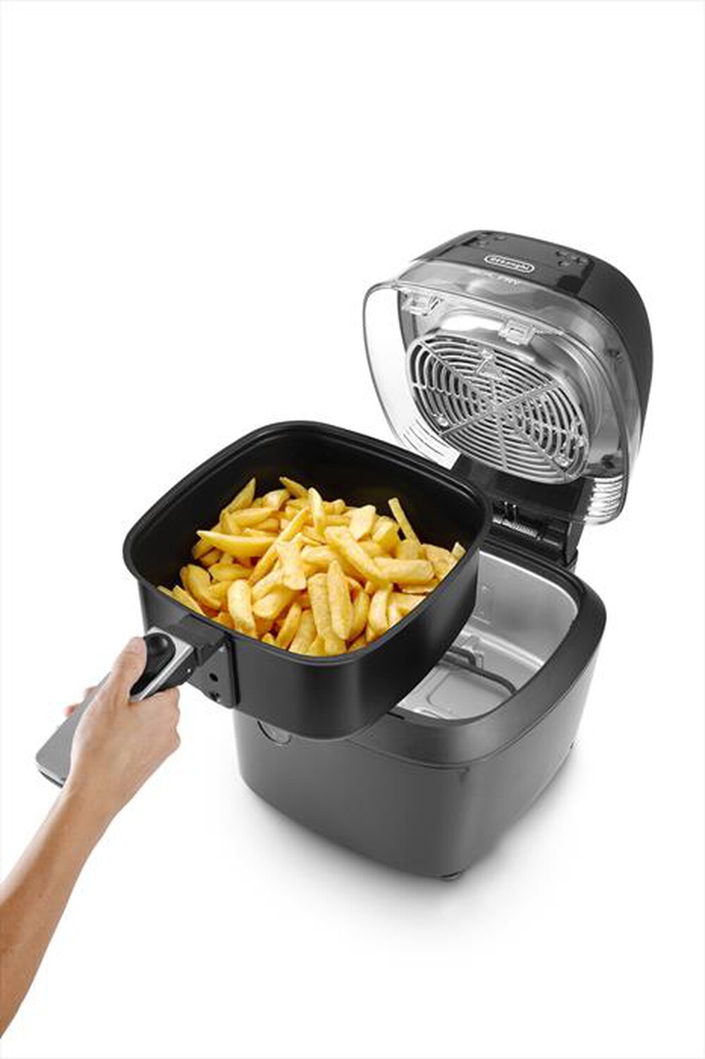 DE LONGHI Friggitrice Ad Aria FH2394 BK Nero Euronics de-longhi-friggitrice-ad-aria-fh2394-bk-nero-euronics