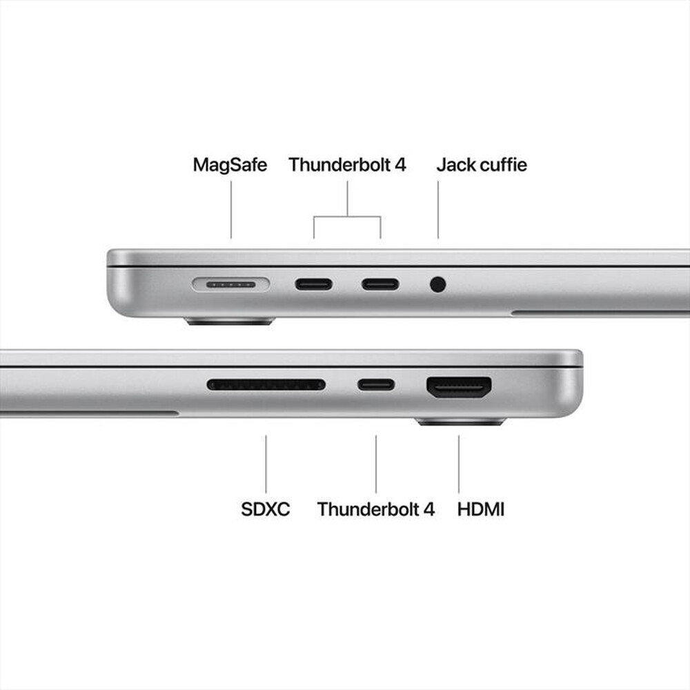 "APPLE - MacBook Pro 14'' M4 Core 10 CPU 10 GPU 1TB-Argento"