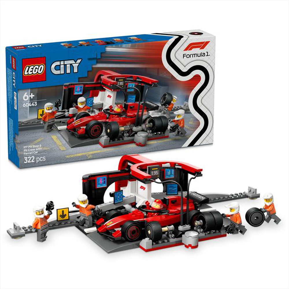 Immagine del prodotto LEGO - CITY F1 Pitstop e meccanici con Ferrari F1® 60443