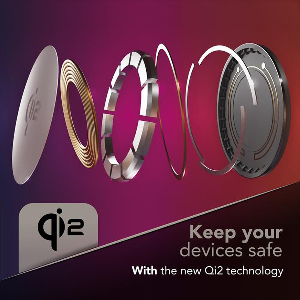 Immagine del prodotto CELLULARLINE - MAG QI2 WIRELESS CHARGING PAD-Bianco