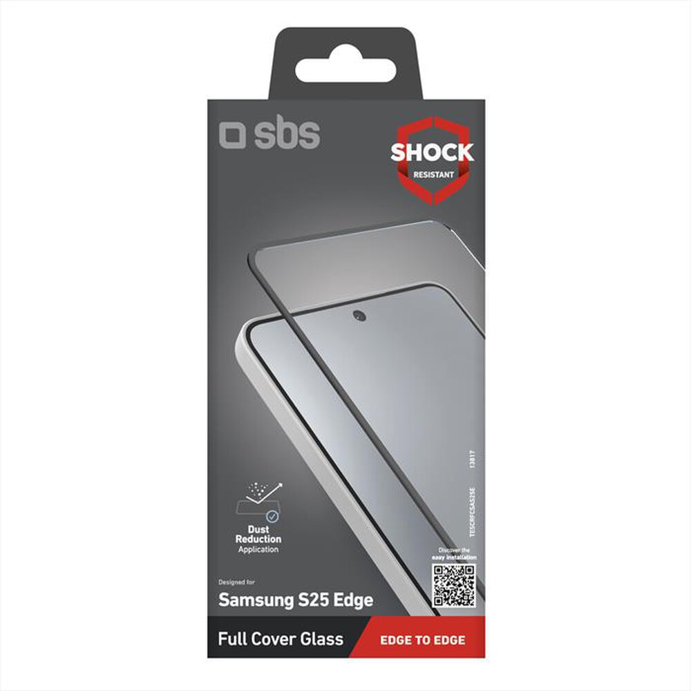 Immagine del prodotto SBS - Pellicola protettiva per&nbsp;Samsung S25 Edge-Nero