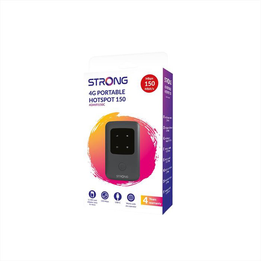 "STRONG - Router 4GMIFI150C-GRIGIO SCURO"