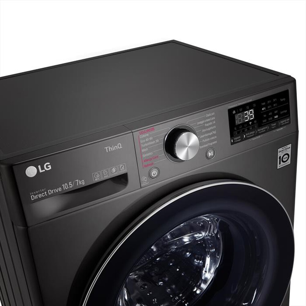 Immagine del prodotto LG - Lavasciuga F4DV710H2SE 10,5/7 Kg Classe A-Black