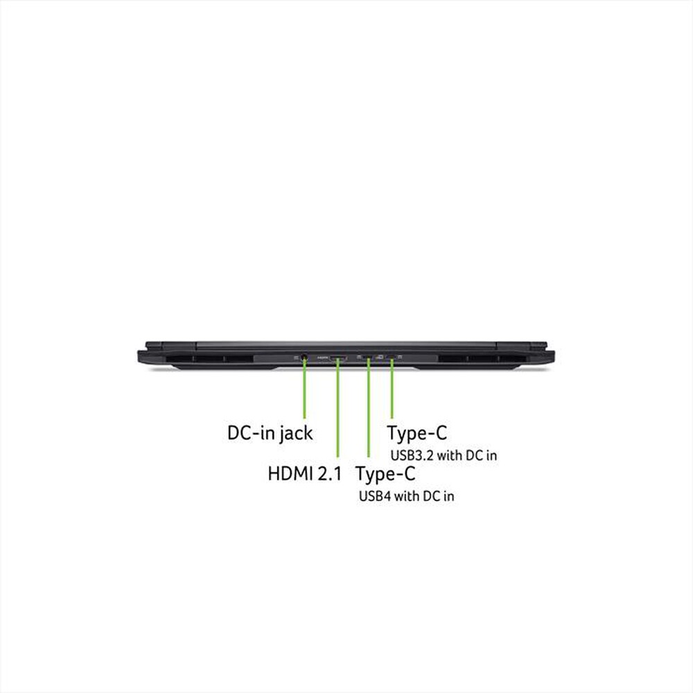 Immagine del prodotto ACER - Notebook gaming NITRO 16S AI AN16S-61-R3ZJ 16"-Nero