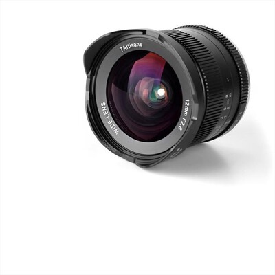 7ARTISANS - OBIETTIVO 12MM F2.8 SONY E-Black