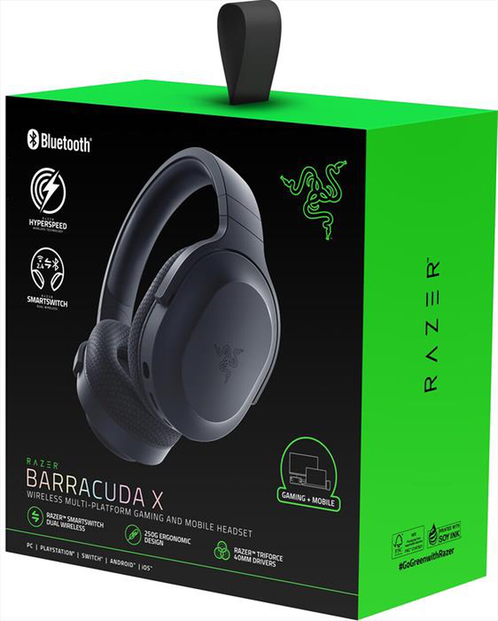 Immagine del prodotto RAZER - Cuffie a padiglione chiuso BARRACUDA X (2022)-Nero