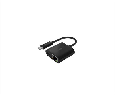 BELKIN - ADATTATORE DA USB-C A ETHERNET CON RICARICA 60W-nero