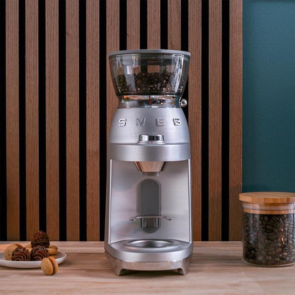 "SMEG - Macina caffè CGF02SSEU-Inox"