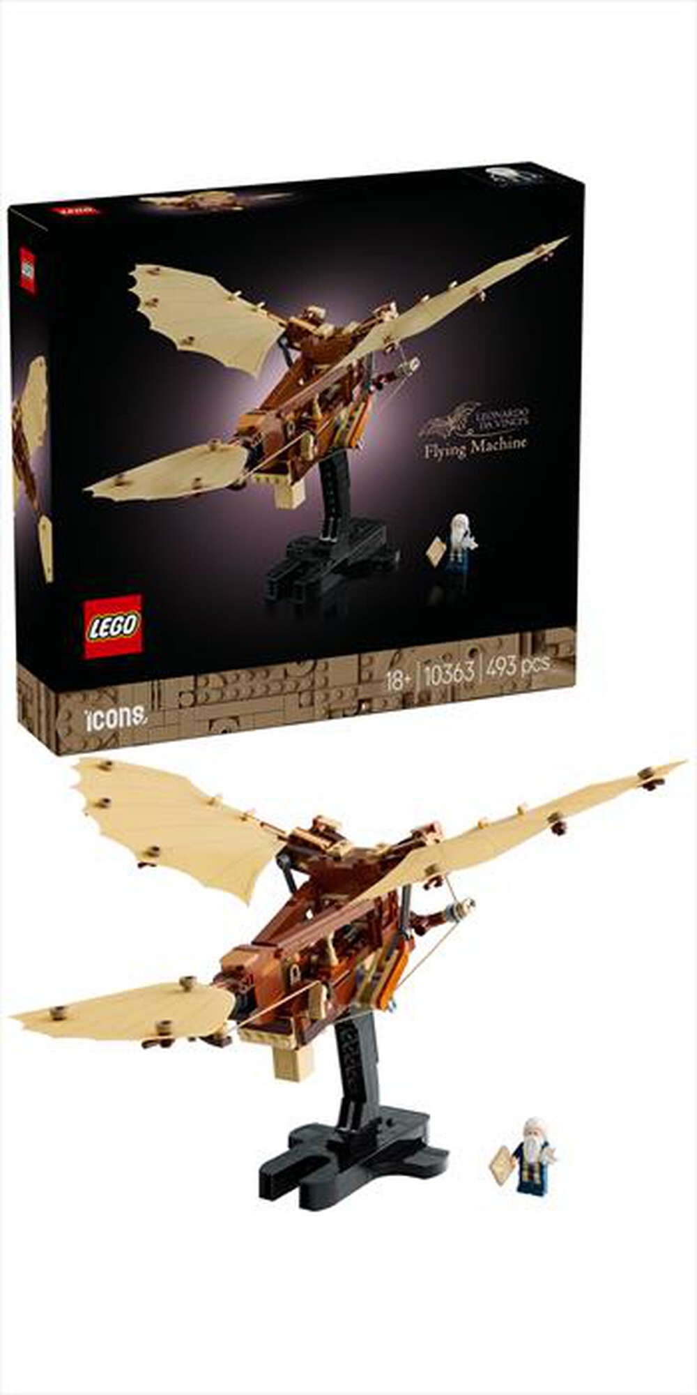 Immagine del prodotto LEGO - ICONS Macchina volante di Leonardo da Vinci 10363