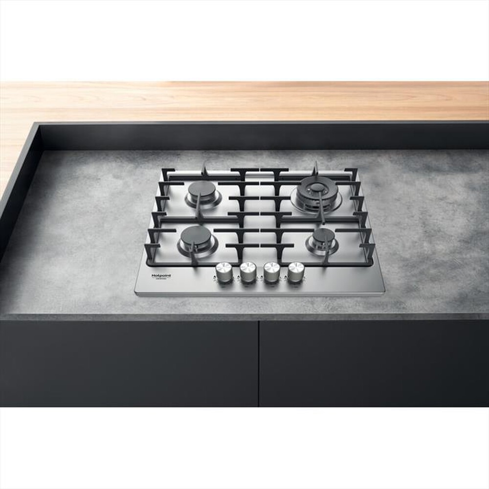 Immagine del prodotto HOTPOINT ARISTON - Piano cottura a gas PPH 60G DF/IX HOB OA 4 fuochi