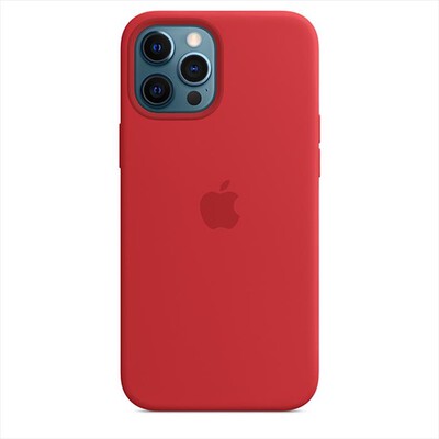 APPLE - Custodia MagSafe in silicone per iPhone 12 Pro Max-(PRODUCT)RED