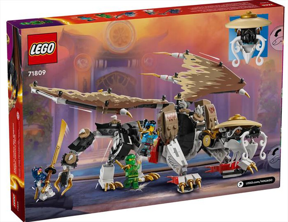 "LEGO - NINJAGO Egalt il Drago Maestro - 71809-Multicolore"