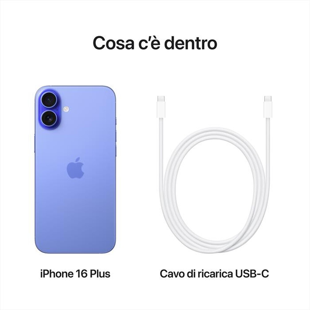 Immagine del prodotto APPLE - iPhone 16 Plus 128GB-Blu Oltremare