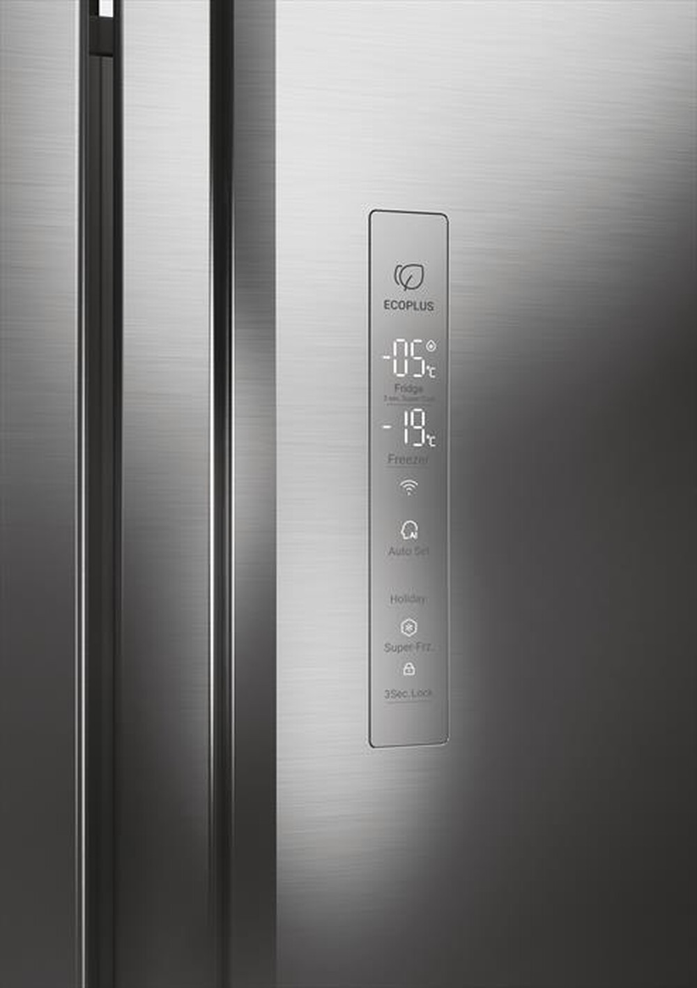 Immagine del prodotto HAIER - Frigorifero side by side HSW79F18ANMM Classe A-Platino, Acciaio inox