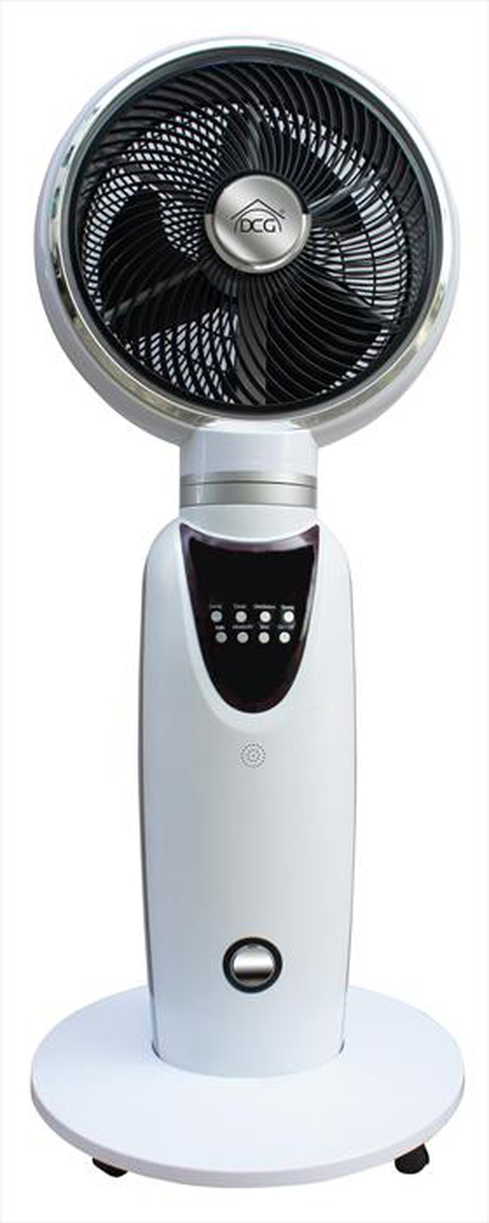 "DCG ELTRONIC - Ventilatore a piantana VE1855TT-BIANCO/NERO"