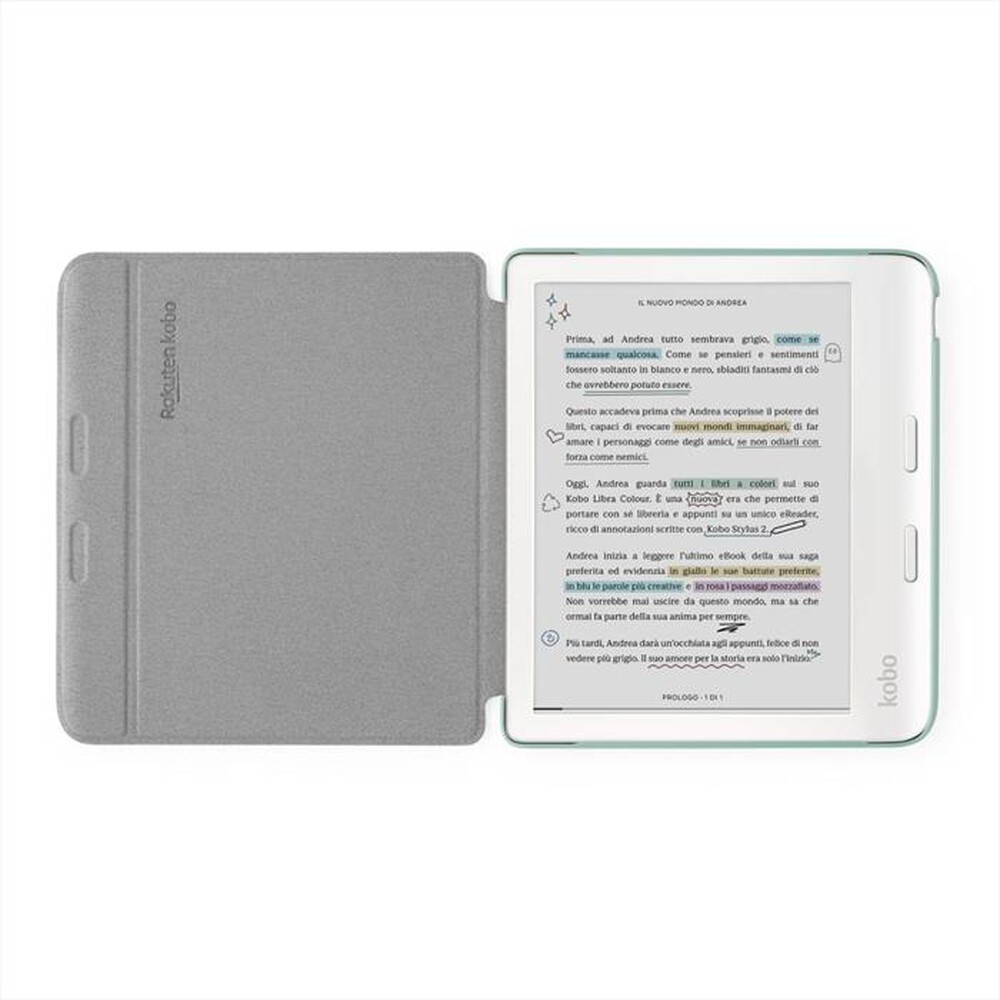 "KOBO - Basic Sleepcover per Kobo Libra Colour-Verde"