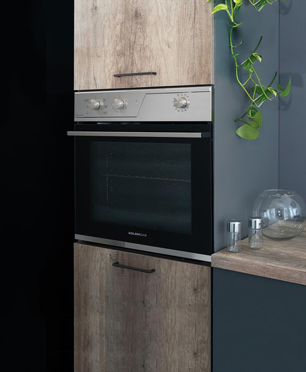 "GLEM GAS - Forno incasso elettrico GFR62IX-S3 Classe A-Acciaio Satinato"