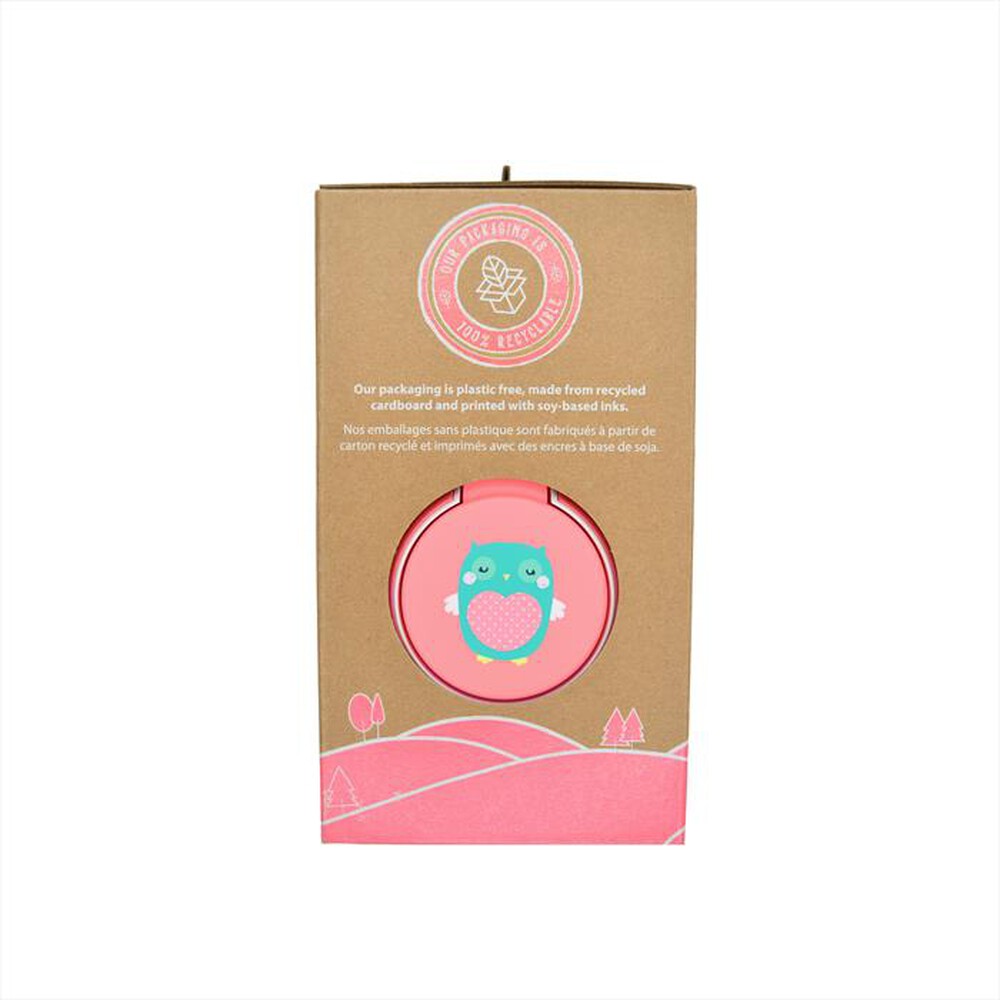 "PLANET BUDDIES - Cuffie wired OLIVE THE OWL-Pink - Rosa"