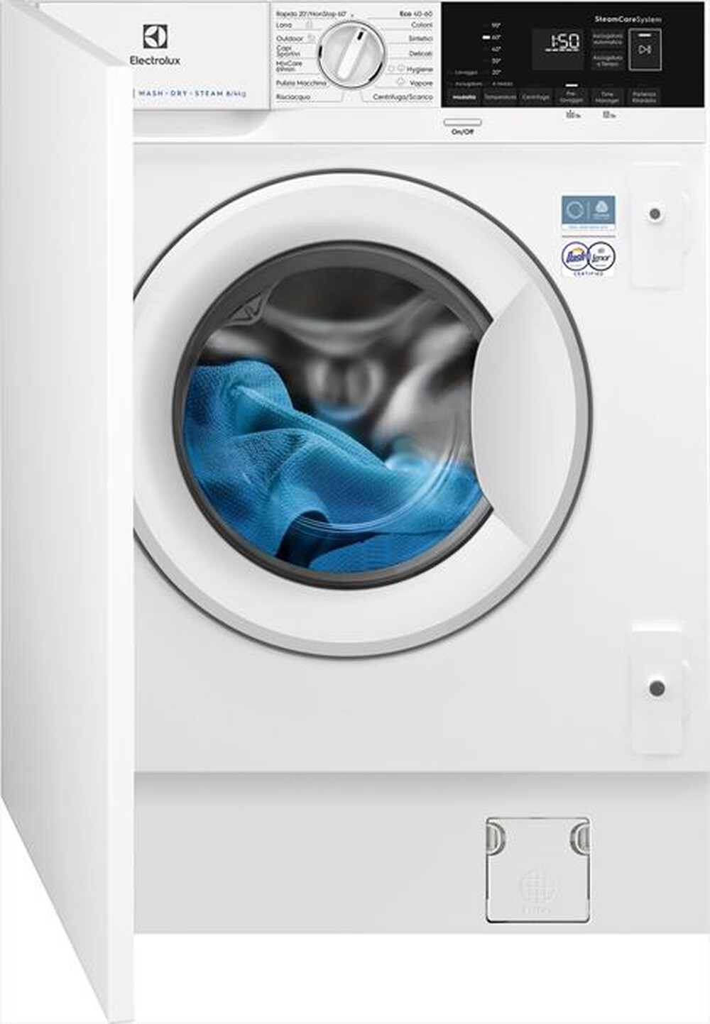 Immagine del prodotto ELECTROLUX - Lavasciuga EW7W84BDBI 8/4Kg Classe B/D-Bianco