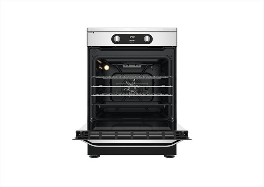 "HOTPOINT ARISTON - Cucina elettrica a induzione HS68IQ8CHX/E Classe A-Stainless steel"
