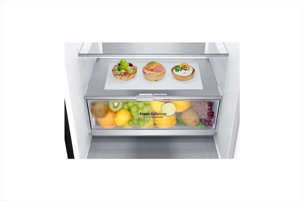 "LG - Frigorifero combinato GBB72MCVBN Classe B 384L-Grigio scuro"