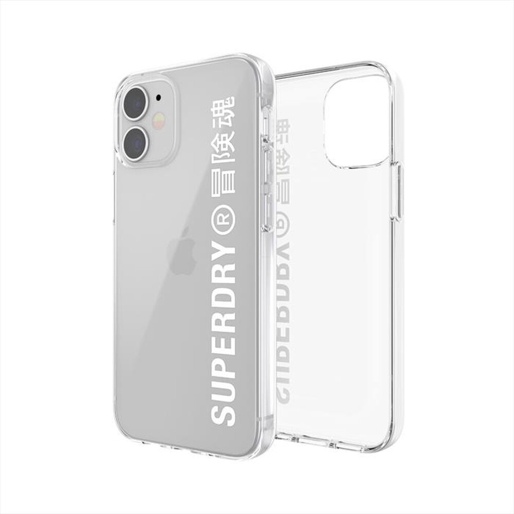 "SUPERDRY - 42596 SUPERDRY COVER IPHONE 12/12 PRO-TRASPARENTE / TPU e PC"