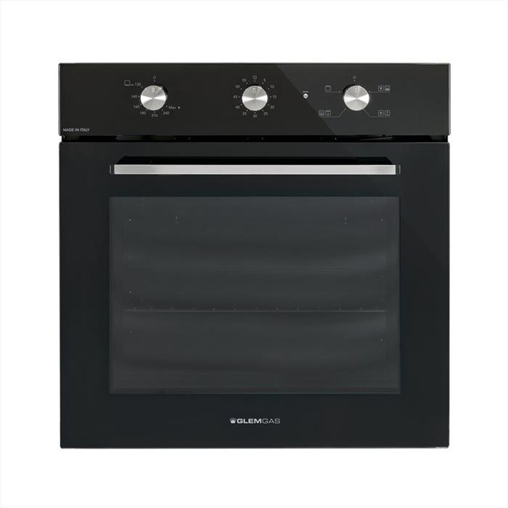 Immagine del prodotto GLEM GAS - Forno incasso elettrico e gas GFXV21BK-S2 Classe A-Nero Lucido
