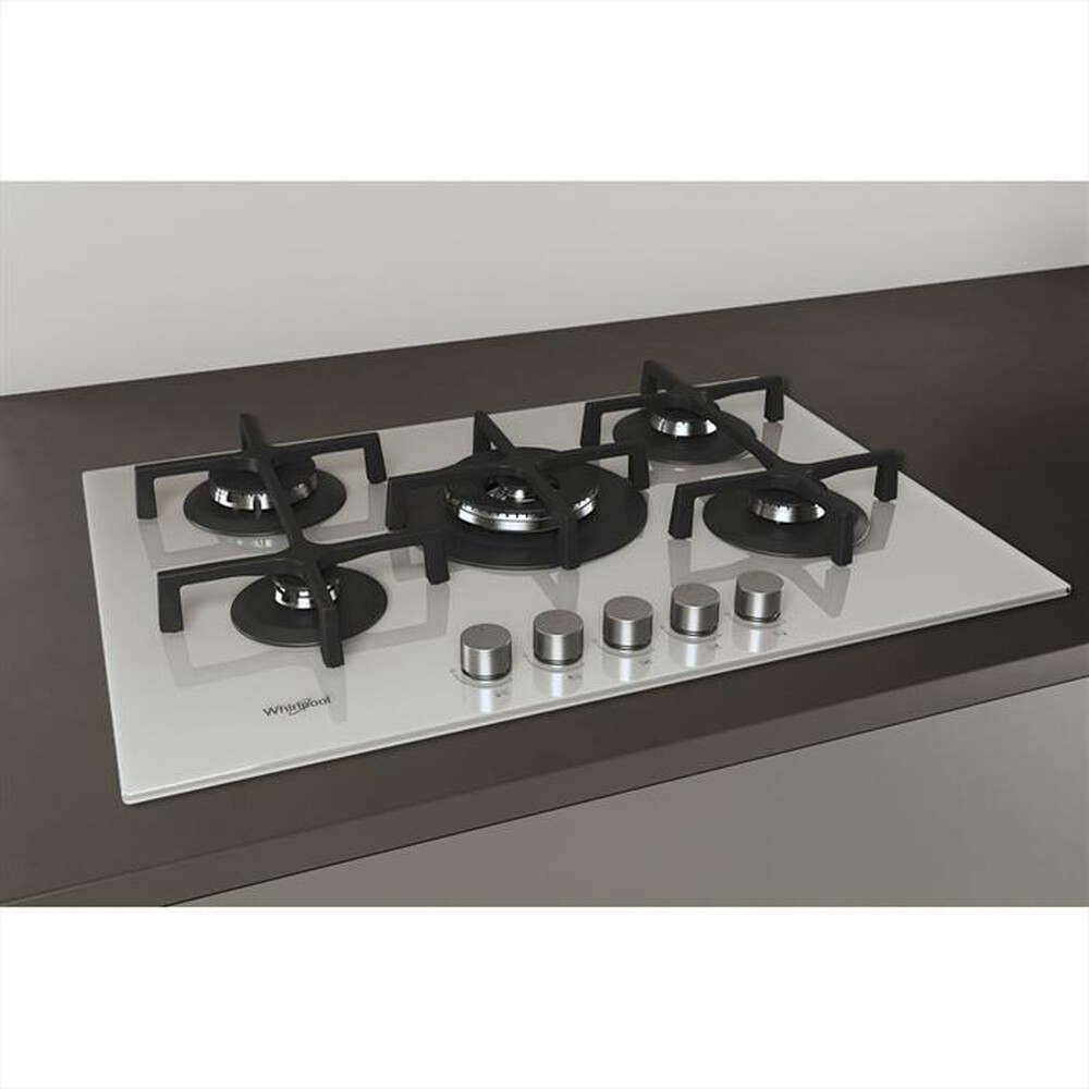 "WHIRLPOOL - Piano cottura a gas GOA 7523/WH 5 fuochi 73cm"