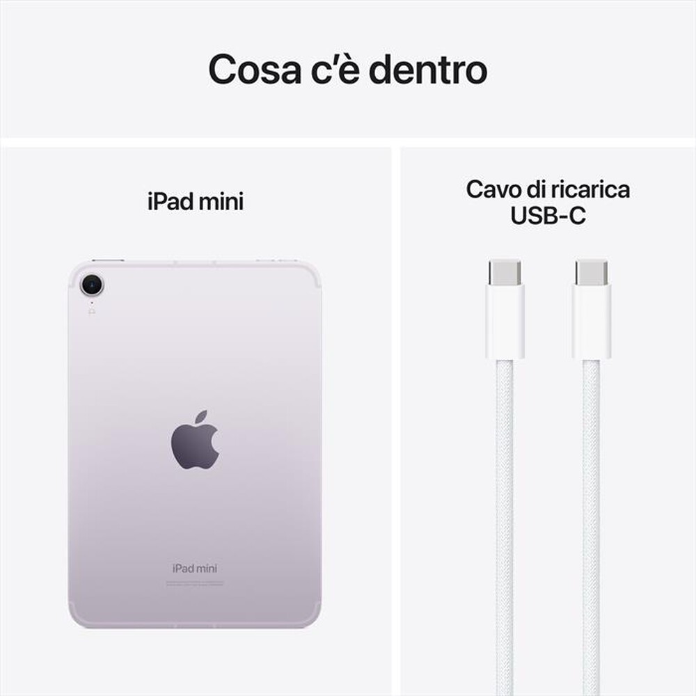 Immagine del prodotto APPLE - iPad Mini Wi-Fi + Cellular 512GB-Viola