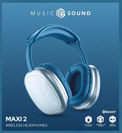 CELLULARLINE - Cuffie bluetooth BTHEADBMSMAXI2B-Blu