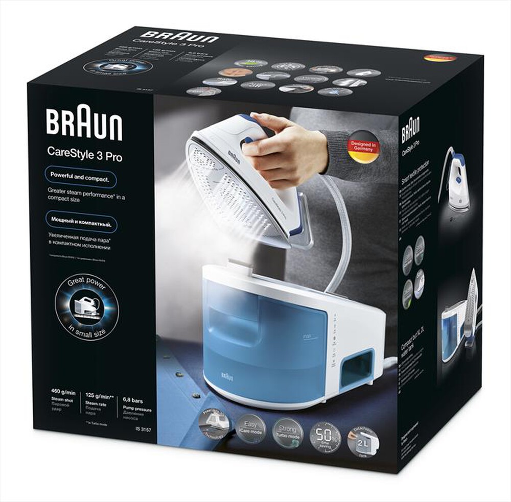 "BRAUN - Sistema stirante CARESTYLE 3 PRO IS3157BL-BIANCO BLU"