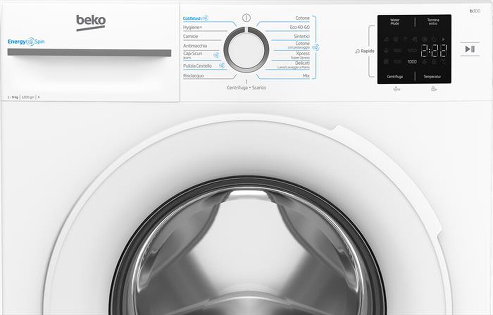 "BEKO - Lavatrice BMWU3921W 9 Kg Classe A-White"