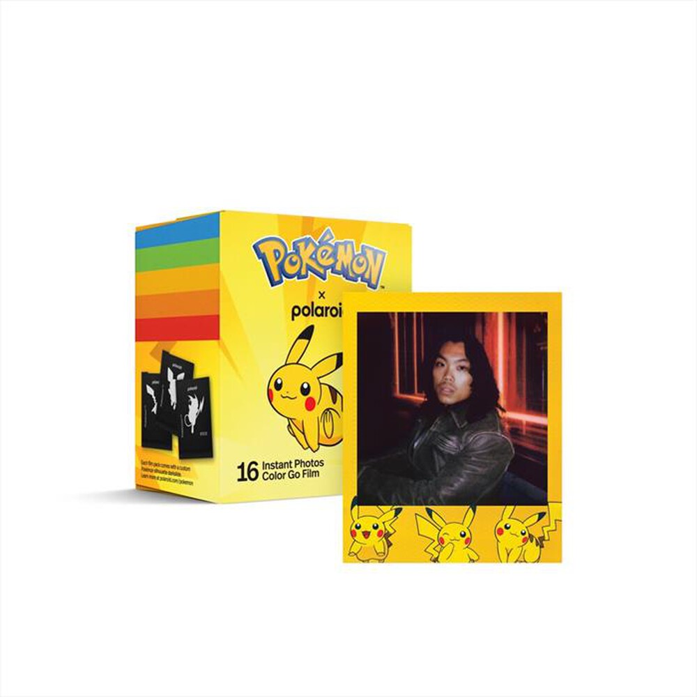 Immagine del prodotto POLAROID - 16 pellicole GO FILM COLOR DOPPIA - PIKACHU-Giallo
