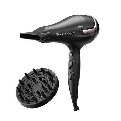 BELLISSIMA IMETEC - Asciugacapelli K9 2500-nero/pink
