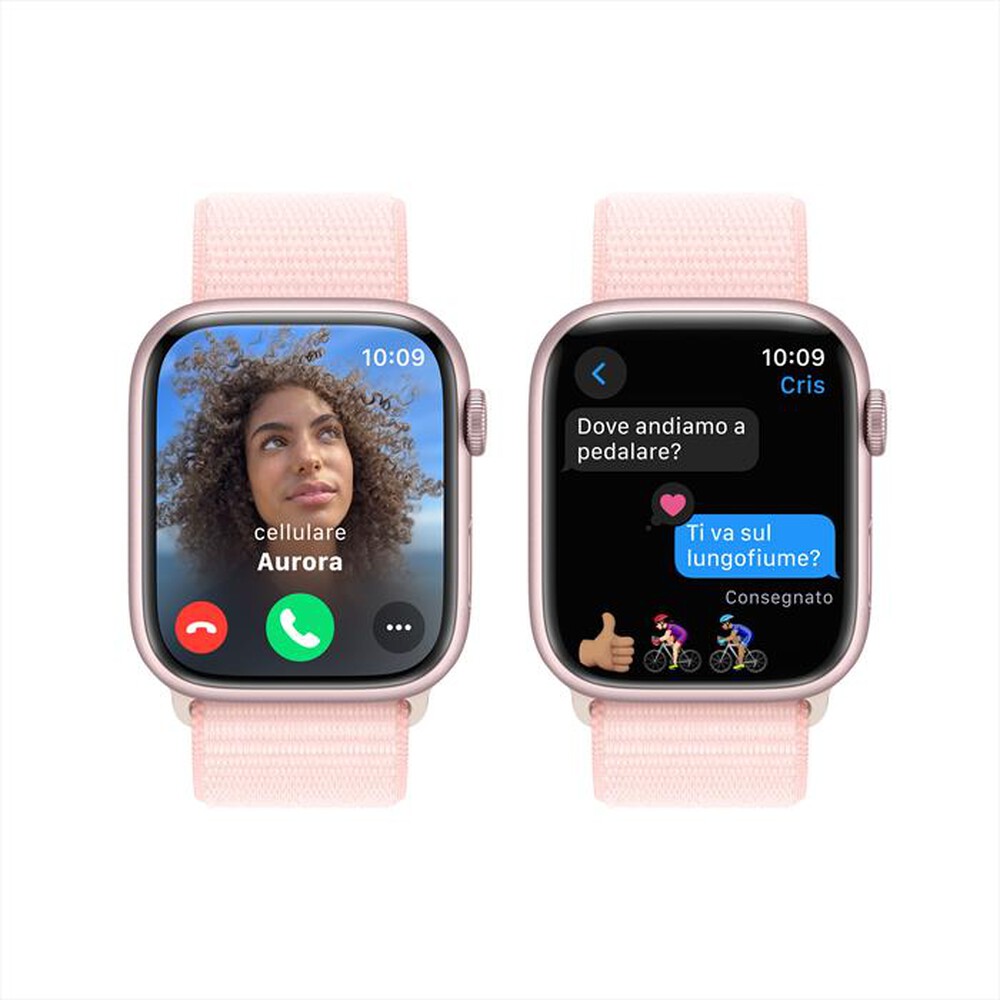 "APPLE - Watch Series 9 GPS Cassa 45mm-Rosa Confetto"