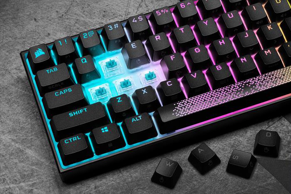 "CORSAIR - Tastiera K65 RGB MINI-Nero"