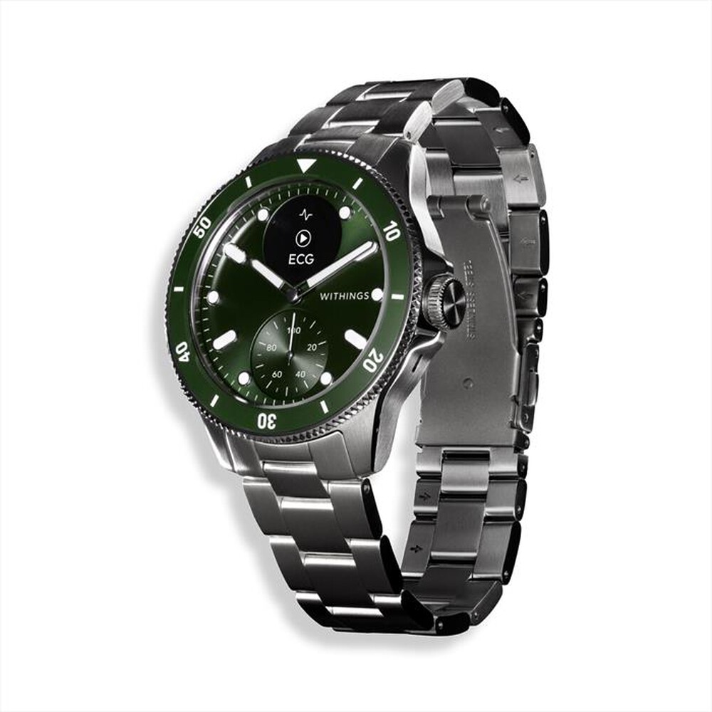 "WITHINGS - ScanWatch Nova quadrante green-Silver"