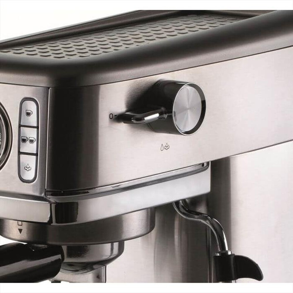 "ARIETE - 1381 Macchina da caffè espresso con manometro-Silver"