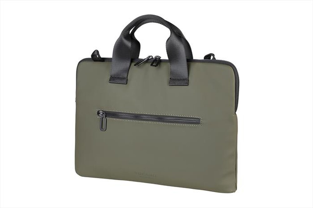 "TUCANO - Borsa GOMMO per MacBook Air 15\"/laptop fino a 14\"-VERDE MILITARE"