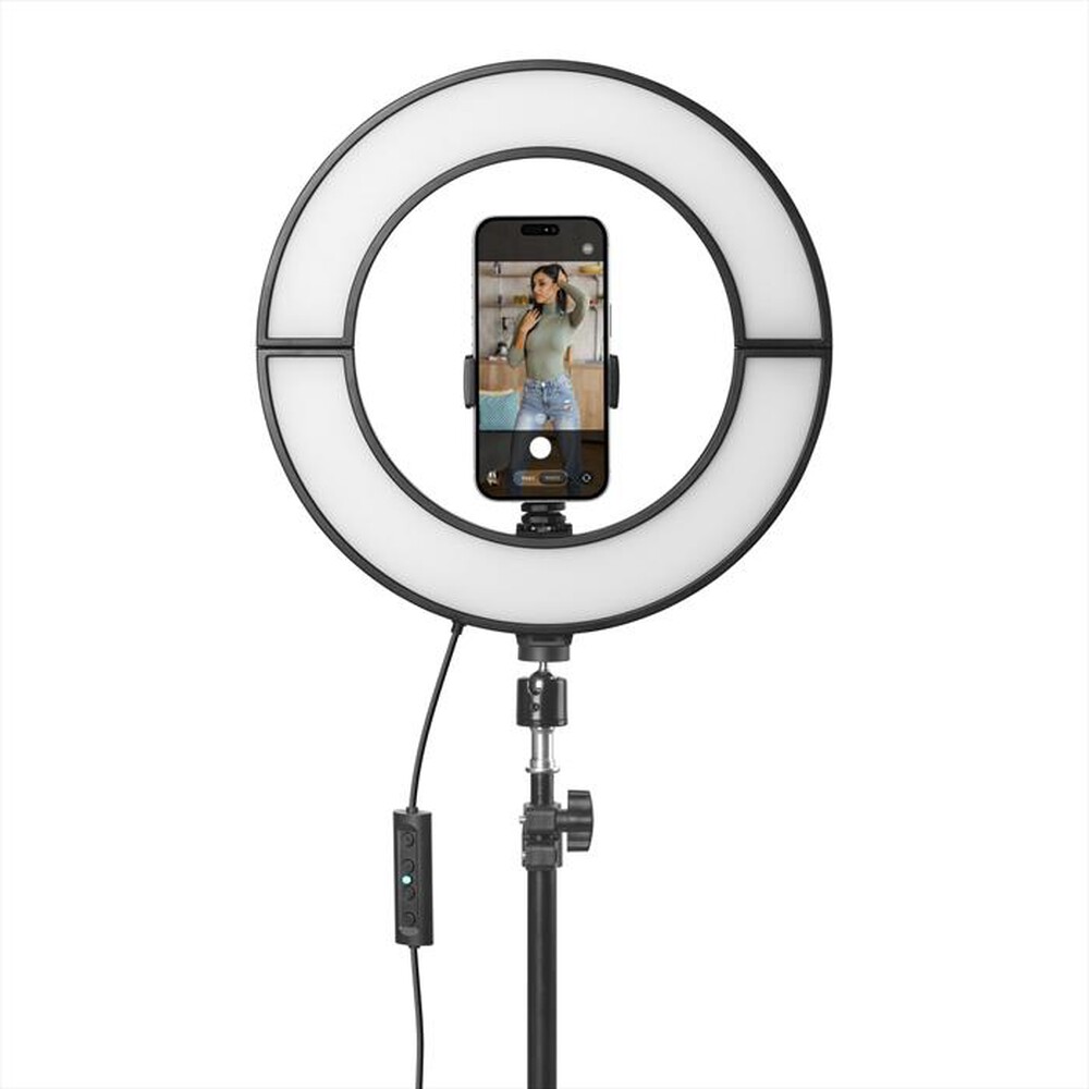 Immagine del prodotto CELLULARLINE - SELFIE RING - LIGHT STAND-Nero