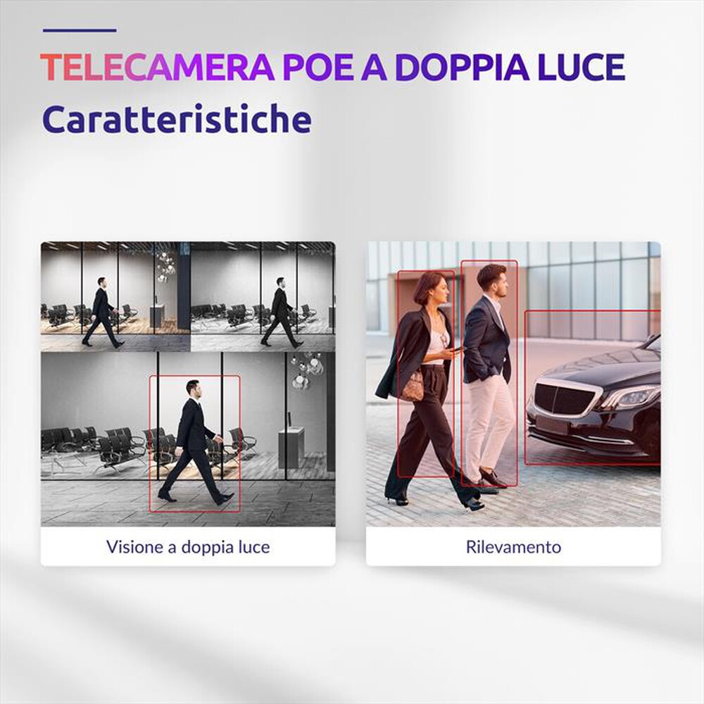 Immagine del prodotto STRONG - Telecamera PoE IP67 a doppia luce BUL05DL0-P-bianco