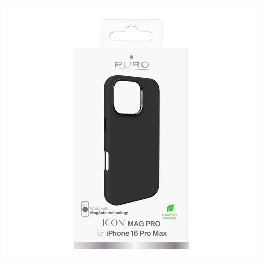 Immagine del prodotto PURO - Cover PUIPC16P67ICONMPBLK iPhone 16 Pro Max 6.7"-Nero