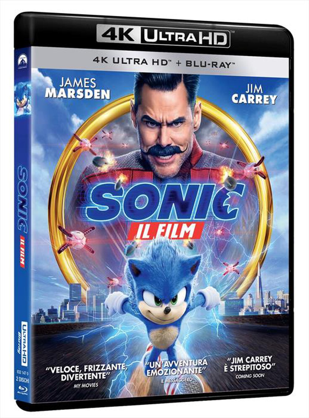 "PARAMOUNT PICTURE - Sonic - Il Film (4K Ultra Hd+Blu-Ray)"