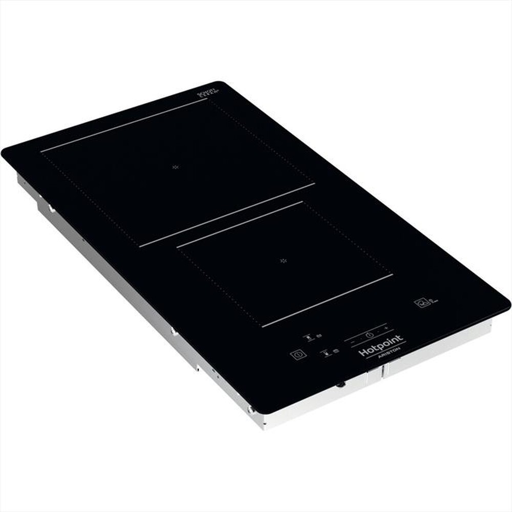 "HOTPOINT ARISTON - Piano cottura elettrico DOMINO HQ 0930S NE 28,4 cm-Nero"