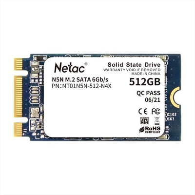 NETAC - SSD M.2 2242 SATAIII N5N 512GB-NERO