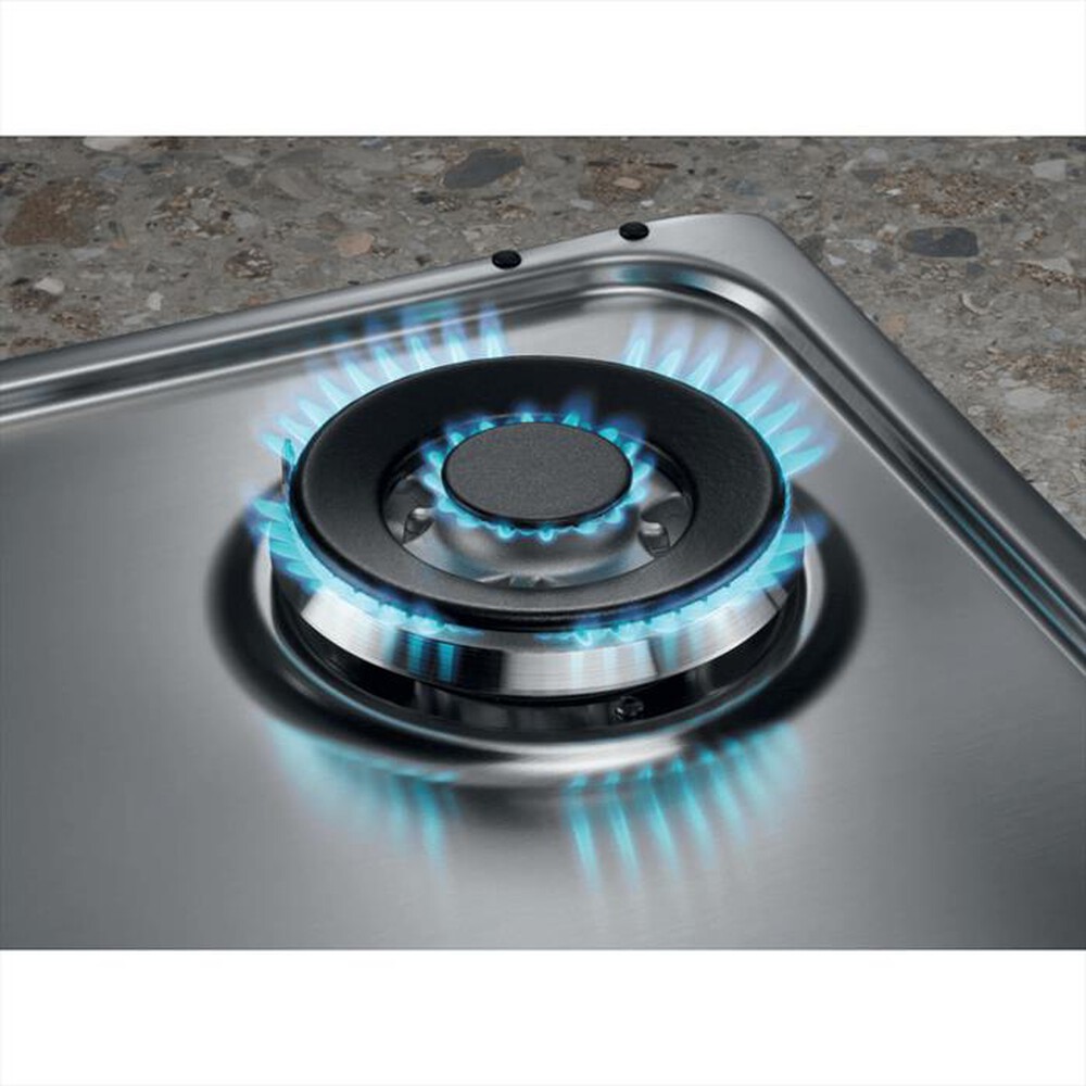 Immagine del prodotto ELECTROLUX - Piano cottura a gas RGG6243LOX 4 fuochi 59,4cm-INOX ANTIMPRONTA